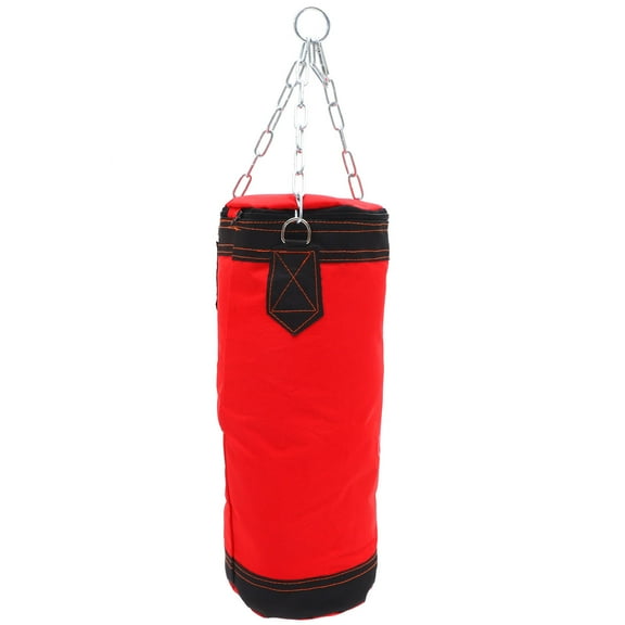 TEHAUX Thickened Red Punching Bag for Karate and Boxing Workout Use
