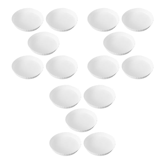 TEHAUX Paper Drinking Lid Disposable Design Cup Lids for General Users 50Pcs 3 In Diameter