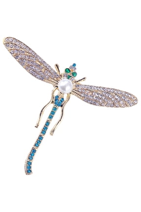 Elegant Colorful Crystal Brooch Pin for Jackets, Clothes, Hats & Accessories - Stylish Fashion Jewelry Gift for Women