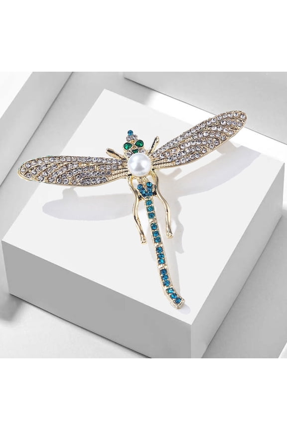 Colorful Crystal Brooch Pin for Jackets, Clothes, Hats, Accessories - Elegant Fashion Jewelry Gift for Women