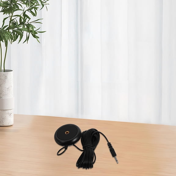 TEHAUX Black Desktop Measurement Microphone for Conference Room and Online Teaching Use
