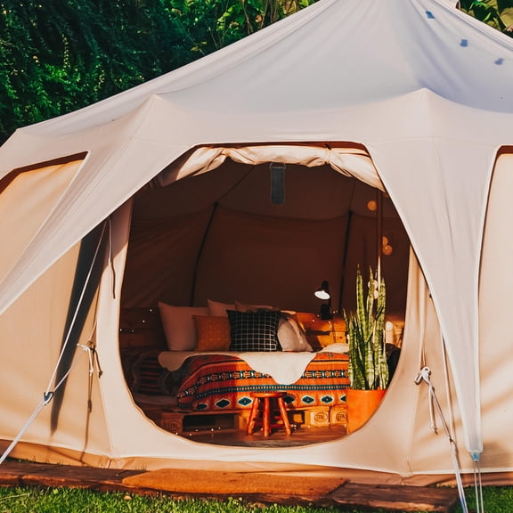 TEHAUX Foldable Camping Lantern Black Portable Lighting for Outdoor Enthusiasts 1Pack