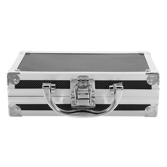 TEHAUX Portable Tool Box Travel Tool Box Metal Briefcase for Small Items Storage Box Tools Box
