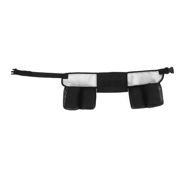 TEHAUX Heavy Duty Adjustable Tool Waist Belt with Comfortable Fit and Work Utility Pouch for Construction