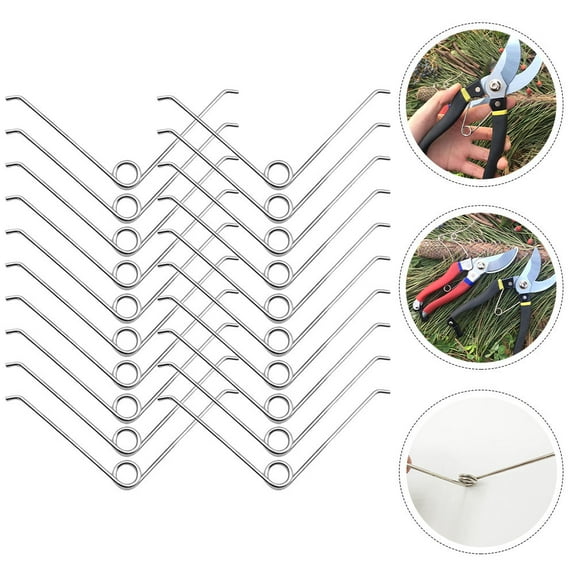 TEHAUX 20pcs Garden Pruners Shears Set with Spring, Anti-Rust Pruning Tools for Precision Cutting and Flexible Gardening