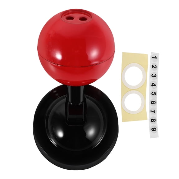 TEHAUX Red Metal Car Button Cover Protective Trim Easy to Install Universal Fit