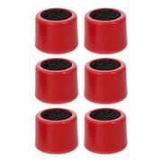 TEHAUX Red Plastic Tehaux Billiard Cue Tip Shaper for Pool Use 6Pcs