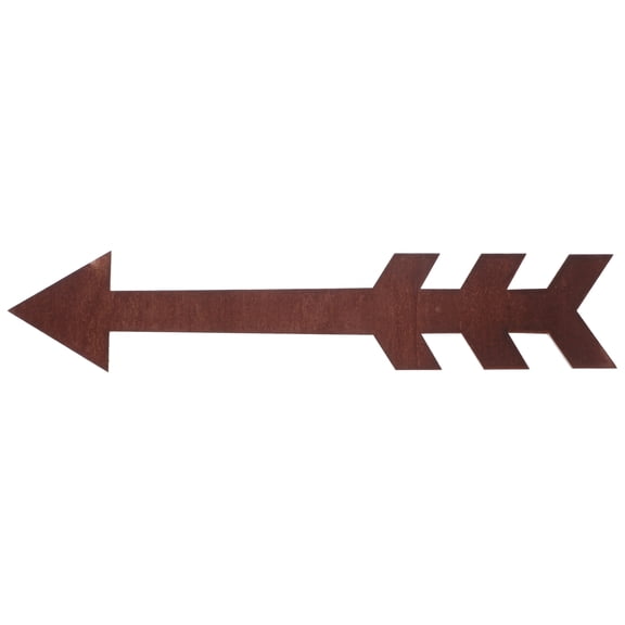 TEHAUX Indoor Decoration Wooden Arrow Sign Simple Style 1Pack 15X3In
