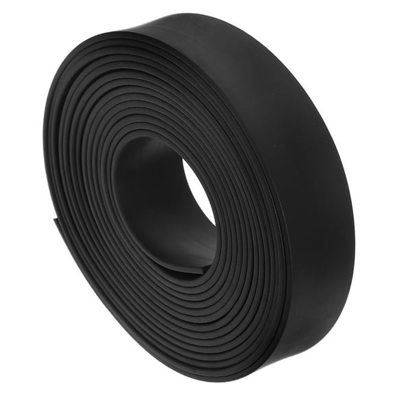 TEHAUX Black PVC p Roll for Automotive Door Sealing and Boat Edges