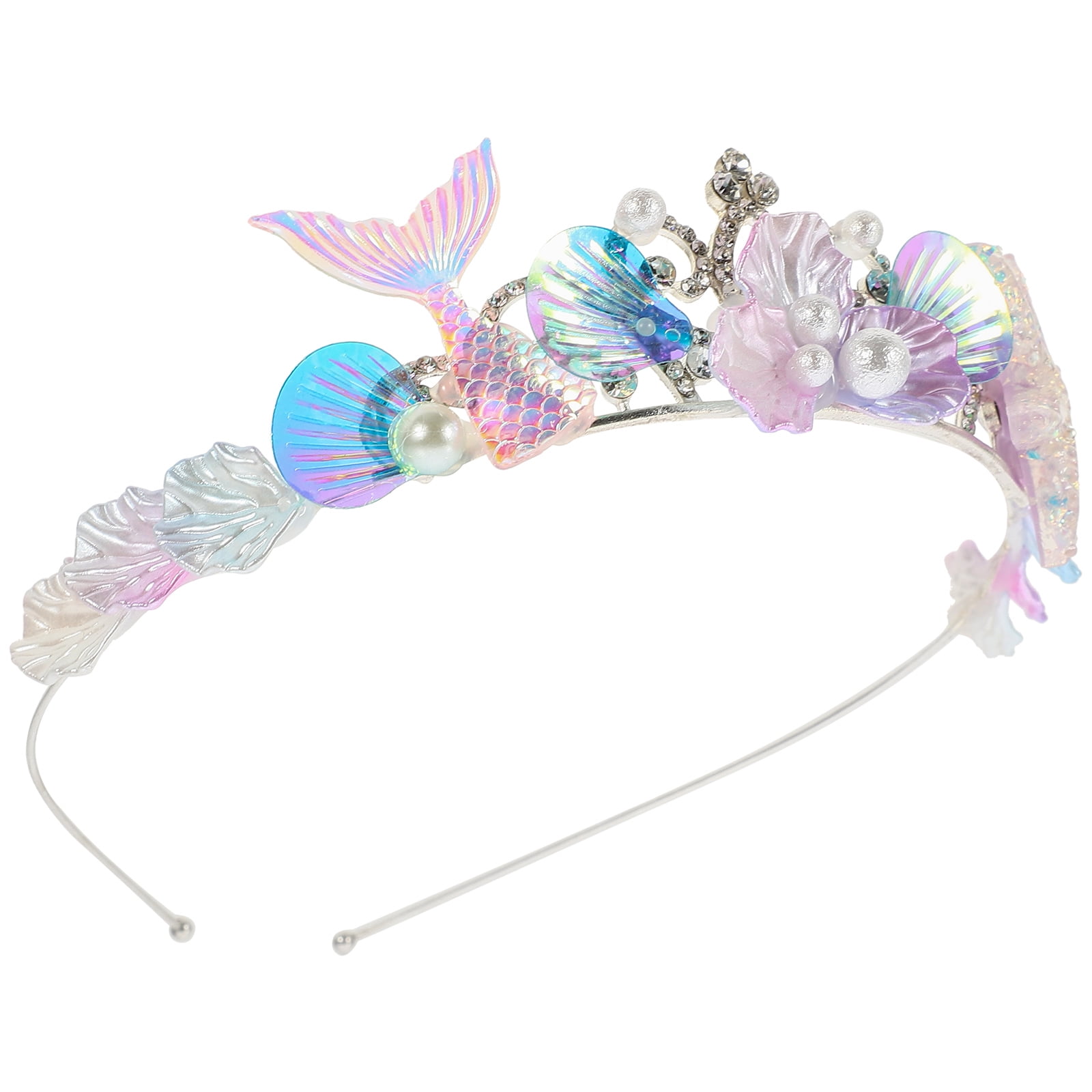 TEHAUX Shell Mermaid Headdress Costume Hair Decor Mermaid Headband Party  Shell Mermaid Hairband - Walmart Business Supplies