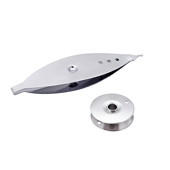 TEHAUX Metal Knitting Bobbin Shuttle with Iron Base and Wire Core for Yarn Weaving and Craft Projects