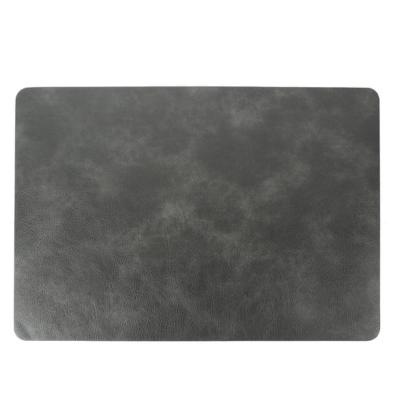 TEHAUX  Simple Style Placemats For Dining Table Decor White Fabric Black