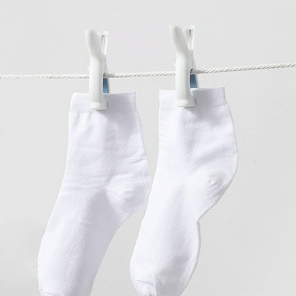 TEHAUX Clothespins Sky-Blue Plastic 4Pcs 4.4x3.7in