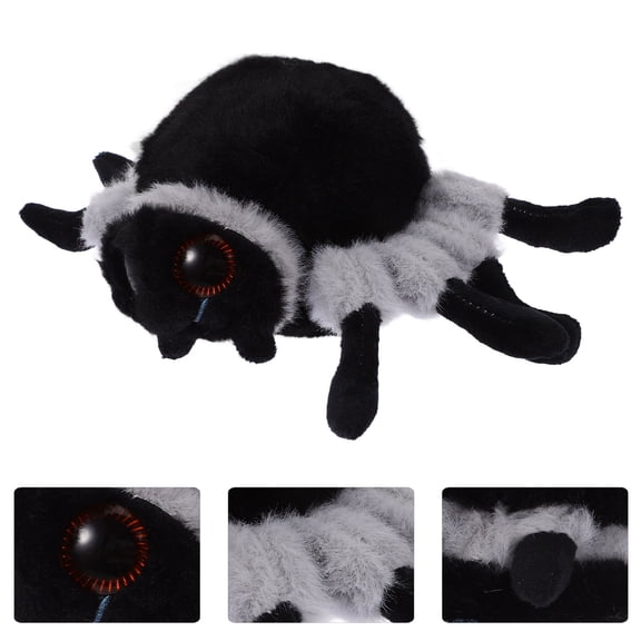 TEHAUX Spider Decorations Cute Design Plush Purple 1Pack