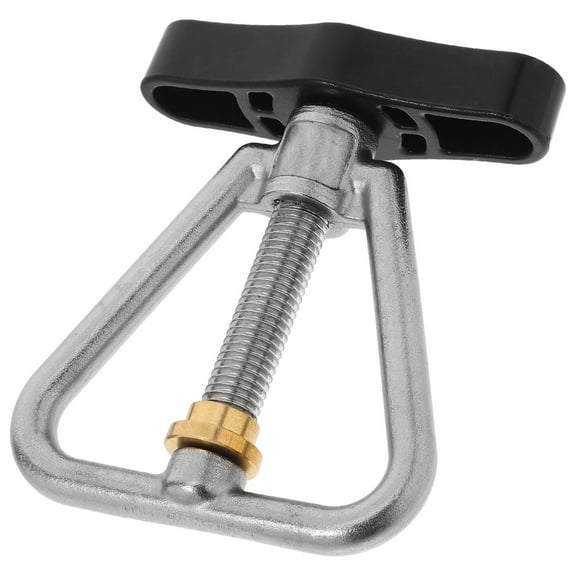 TEHAUX Stainless Steel Walnut Clamp Tool Heavy Duty Nut Cracker for Macadamia Chestnut