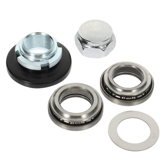 TEHAUX Motorcycle Steering Stem Rod Bearing Kit 1 Set Steel Steering Assembly Replacement Parts