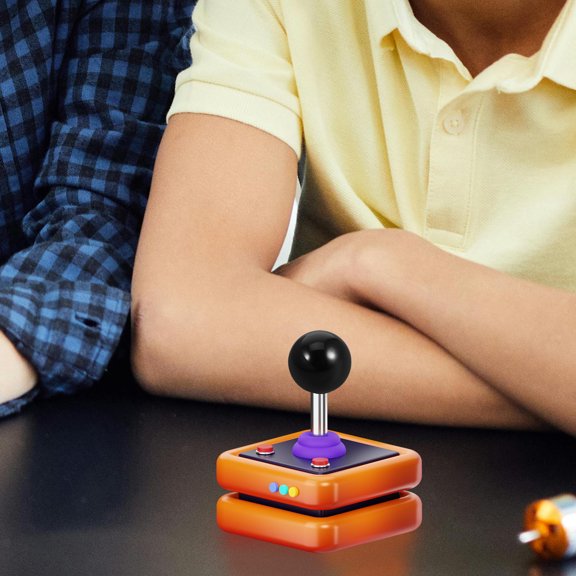 TEHAUX Manual Gear Shift Knob Joystick Handle Top Ball Copper Plastic Precision Control 1Set