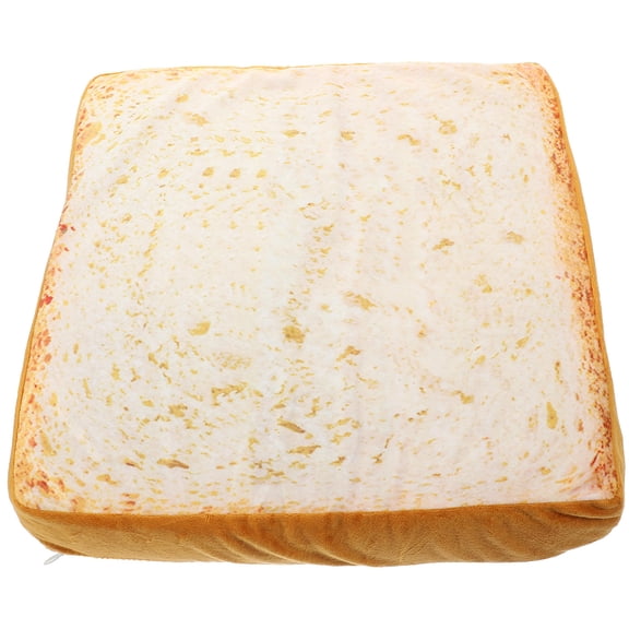 TEHAUX Toast Shape Pet Cushion Bread Pillow Soft Floor Mat for Indoor Use Comfortable Pet Bed 1 Set