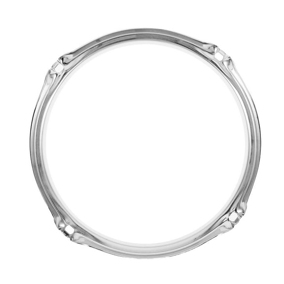 TEHAUX Drum Kit Hardware: 1Set Silver Metal Drum Kit Rim For Secure Mounting Professional Drummers