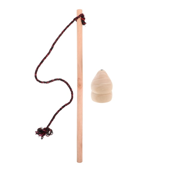 TEHAUX Top Accessory Wood Gyro 1 Set For Outdoor Activities With Traditional Design Style