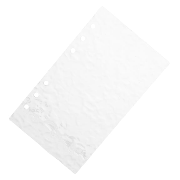 TEHAUX Transparent Reusable Notebook Binder Cover Acrylic Planner Shell for Loose Leaf Organizer and Budget