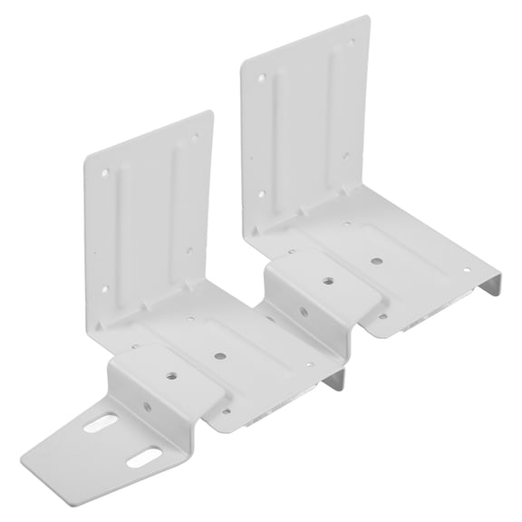 TEHAUX  Wall Shelf Holder Tv Countertop Support Brackets Bathroom White