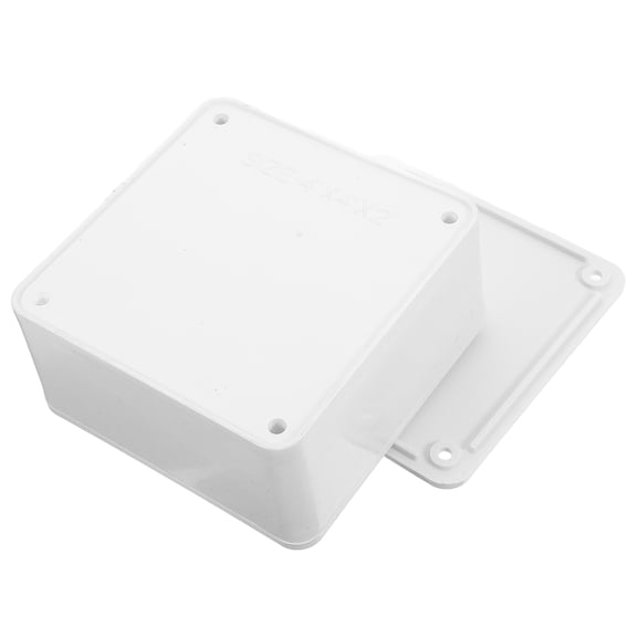 TEHAUX White Plastic Junction Box Electrical Enclosure for Small Indoor and Outdoor Projects