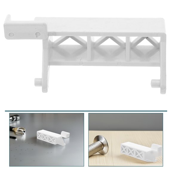 TEHAUX Microwave Parts Replacement White Plastic For Household Appliances 2Pcs