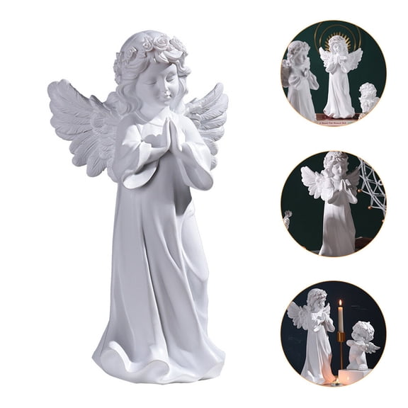 TEHAUX Elegant Resin Sculpture For Wedding Chapel Decor 1Pcs 11.0X6.3X3.5In