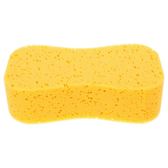 TEHAUX Window Cleaning Sponge for Car and Home, Yellow Multi-Purpose Washing Sponge, and Effective, 1 Set