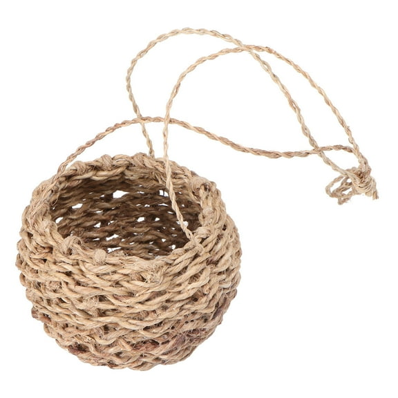 TEHAUX Brown Hemp Storage Basket for Clothes, Soft Material, Large Capacity Organizer for Home Storage