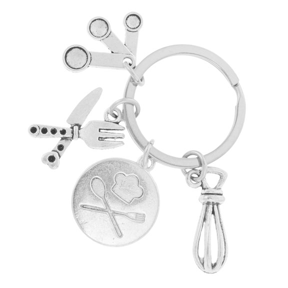 TEHAUX Keychain Cute Kitchen Cooking Tools Keychain Creative Design 1Set for Baking Enthusiasts