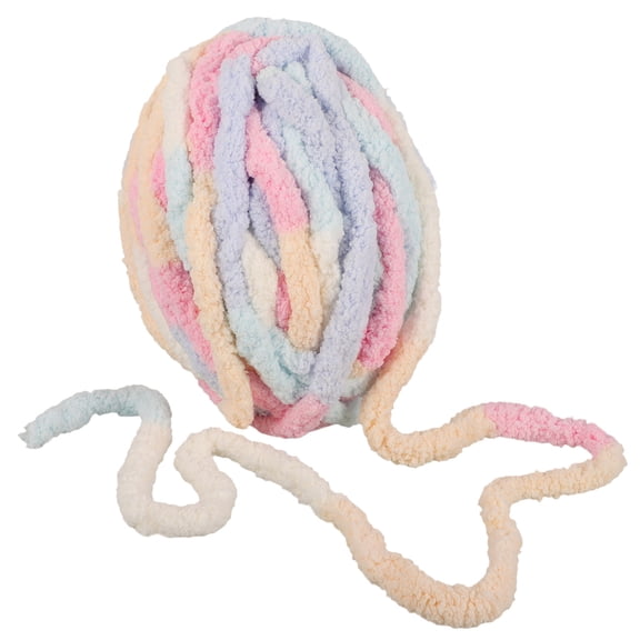 TEHAUX Multi-Color Chunky Wool Yarn for Knitting Sweaters, Hats, Scarves, and Crafts - Portable, Soft, and Warm