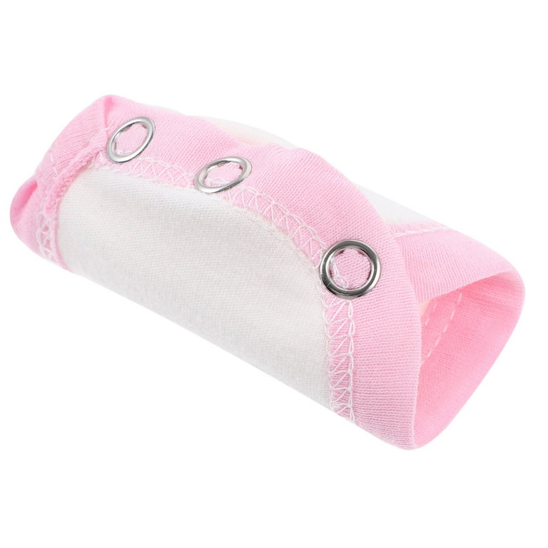 TEHAUX Pink Baby Bodysuit Extender Snap Extender for Baby Clothes