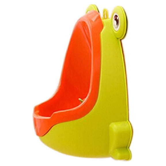 TEHAUX Boys Frog Shaped Yellow Urinal 1 Pack Potty Training Toilet for Toddlers Kids