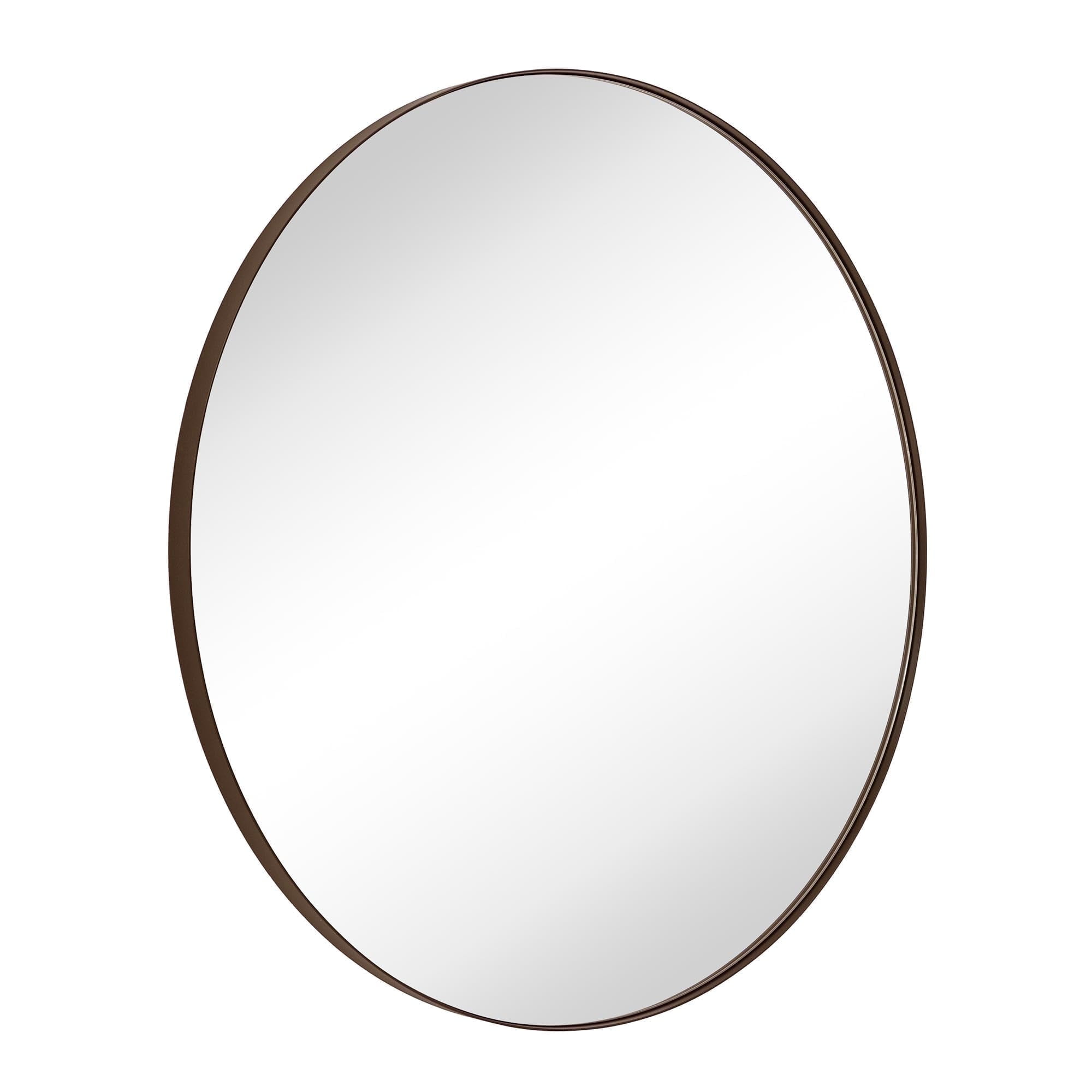 Oil Rubbed Bronze Round Mirrornull