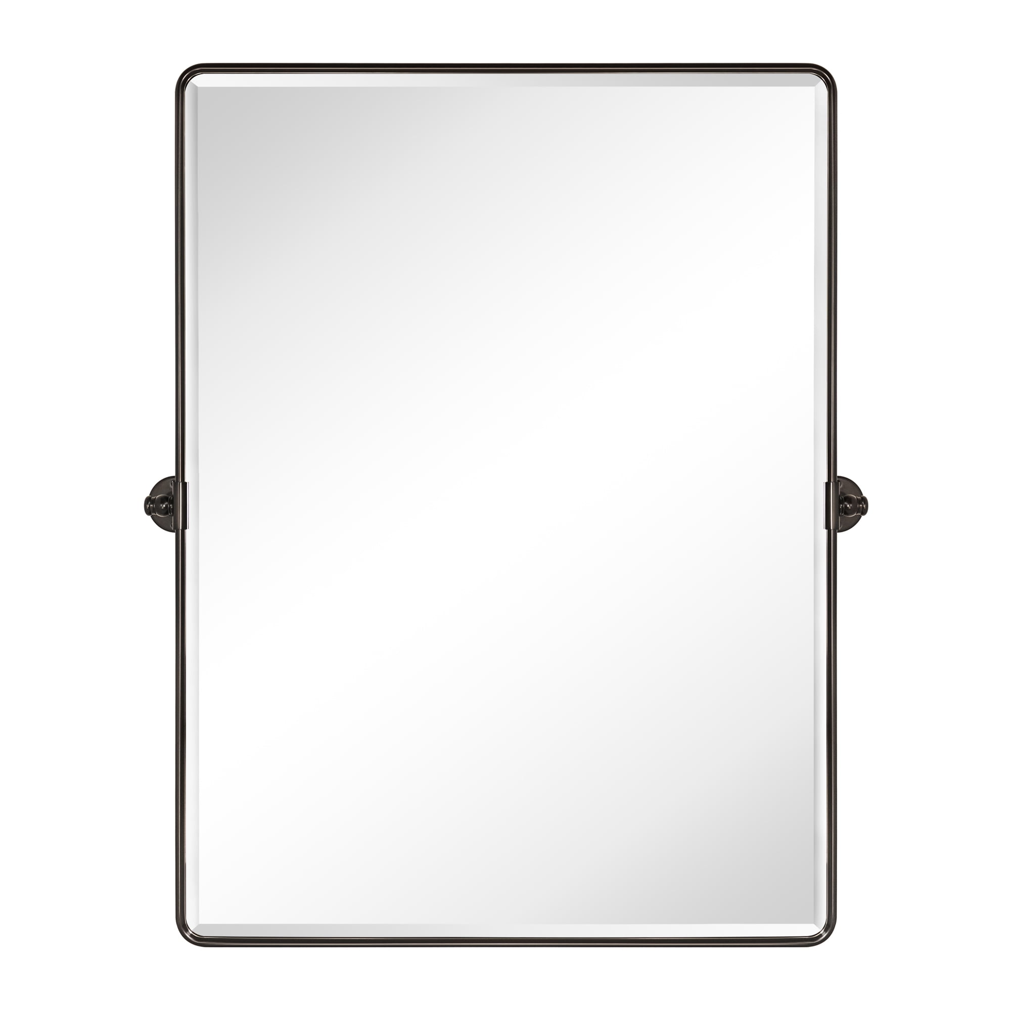TEHOME 30 x 40'' Oil Rubbed Bronze Pivot Bathroom Mirror Tilt Vanity Mirror Metal Framed