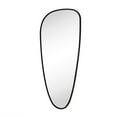 thumbnail image 1 of TEHOME Asymmetrical Black Mirror, 60x27 Inches, Matt Black, Irregular Shaped Wall Mirror, 1 of 8