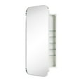 thumbnail image 1 of TEHOME Chrome Medicine Cabinet, 20x40 Inches, Dual Mount, Stainless Steel Frame, 1 of 8