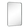 thumbnail image 1 of TEHOME Kengston Comtemporary Black Metal Framed Rectangle Bathroom Vanity Mirror 24x36'', 1 of 9