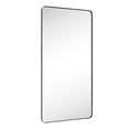 thumbnail image 1 of TEHOME Kengston Comtemporary Black Metal Framed Rectangle Bathroom Vanity Mirror 30x60'', 1 of 7