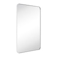thumbnail image 1 of TEHOME Kengston Comtemporary Chrome Metal Framed Rectangle Bathroom Vanity Mirror 24''x36'', 1 of 11