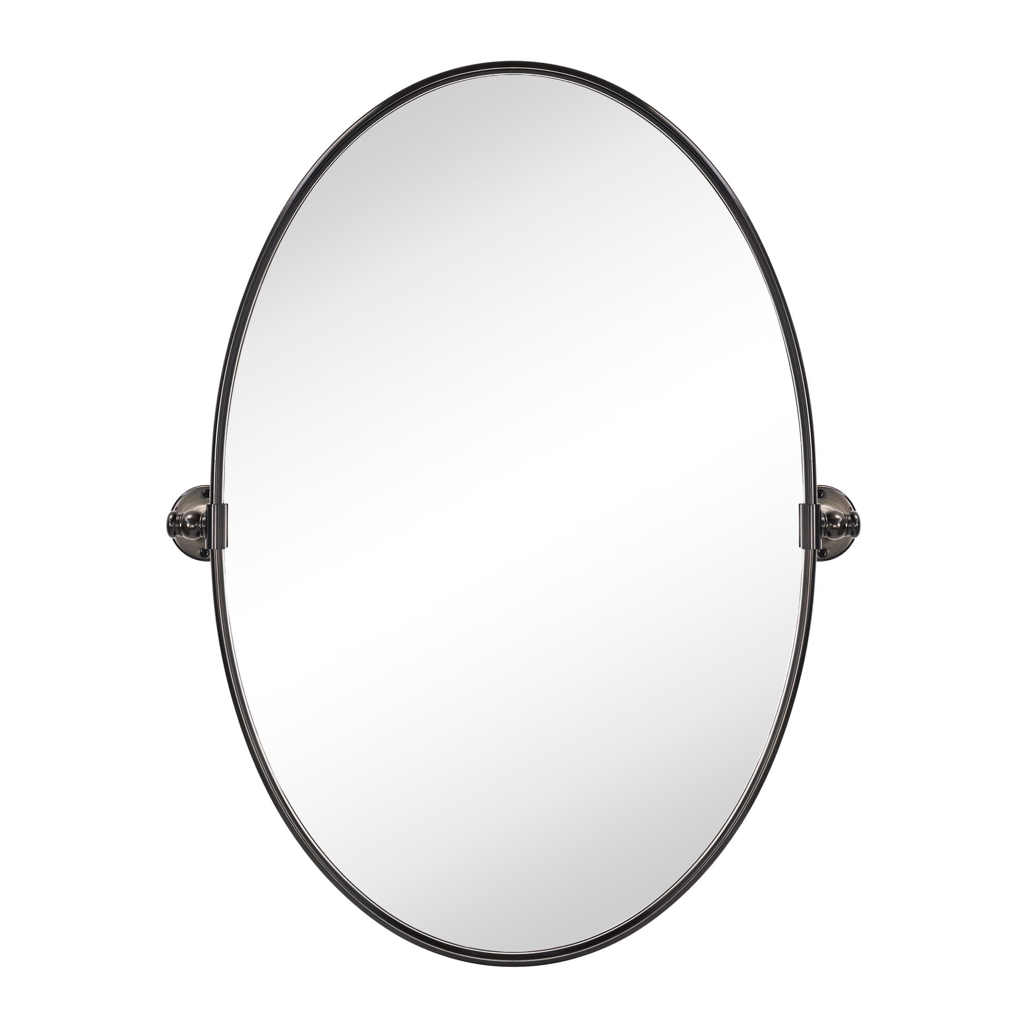 TEHOME Farmhouse Oval Oil Rubbed Bronze Metal Pivot Bathroom Vanity