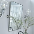 thumbnail image 1 of TEHOME Farmhouse Pivot Rectangle Bathroom Mirror Brushed Nickel Metal Framed Tilting Beveled Vanity 20x30", 1 of 6
