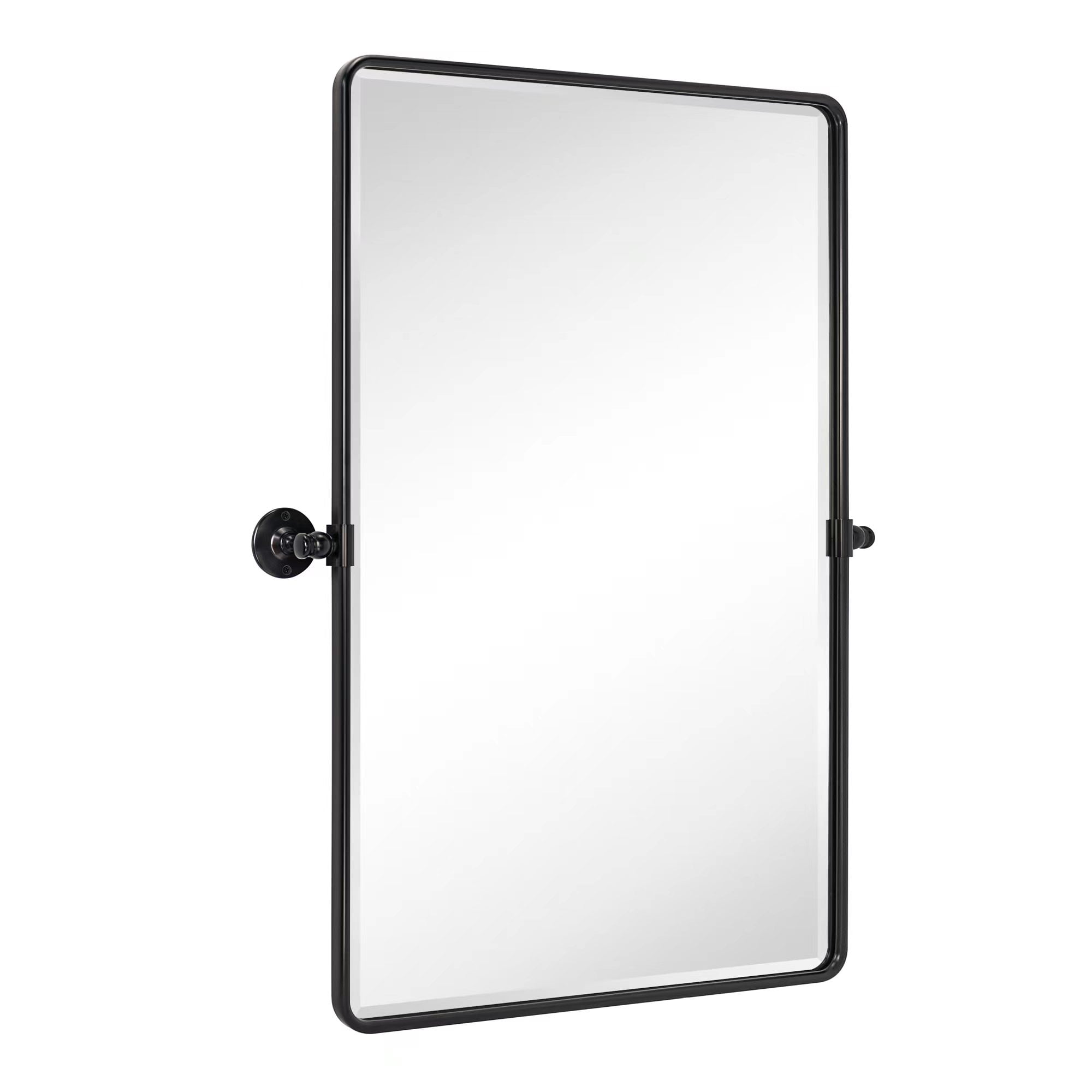 TEHOME Farmhouse Pivot Rectangle Bathroom Mirror Oil Rubbed Bronze