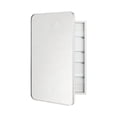thumbnail image 1 of TEHOME Garnes Recessed or Surface Mount Framed Medicine Cabinet with Adjustable Shelves 24'' x 30'' - Polished Nickel, 1 of 8