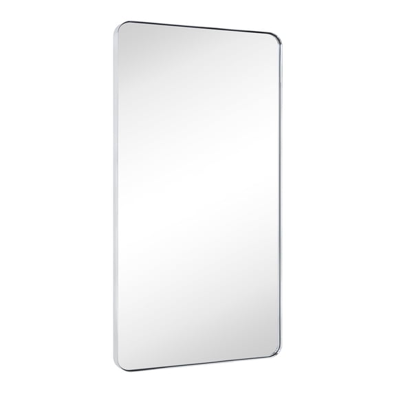 TEHOME Kengston Modern & Contemporary Rectangular Bathroom Vanity Mirror 30'' x 60'' - Chrome
