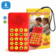 TEIPUERY Sound Effects Machine for Kids, 20 Funny Sounds with Volume Control
