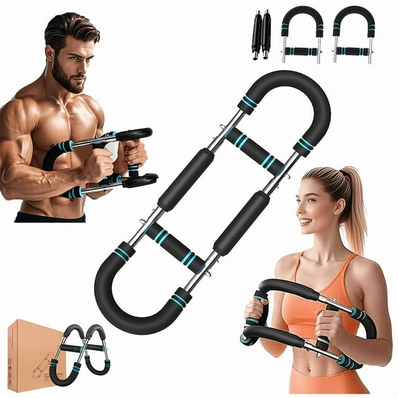 TEIPUERY Twister Arm Trainer,Adjustable Chest Workout Equipment,Twister Arm Exerciser for Men,Grip Strength Trainer,Portable Fitness Equipment for Home