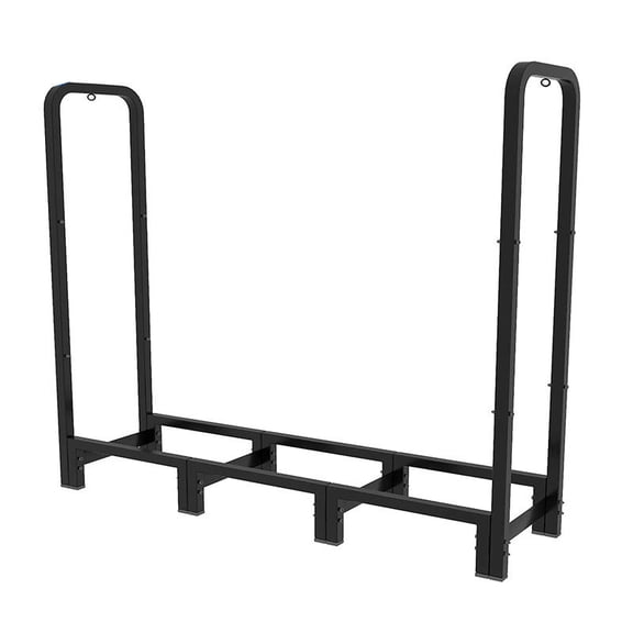 TEISURE Firewood Rack Outdoor, 8FT Heavy Duty Adjustable Firewood log Storage & Holder, Wood Pile Lumber Storage Rack Stacking